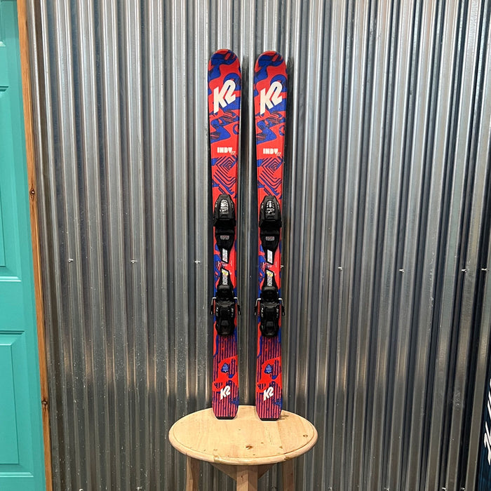 K2 Indy Kid's Skis w/ Marker 7 GW Bindings - Used