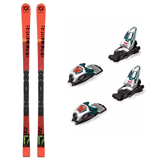 Volkl Racetiger GS R Junior Race Skis w/ Marker Race 8 JR Bindings 2020