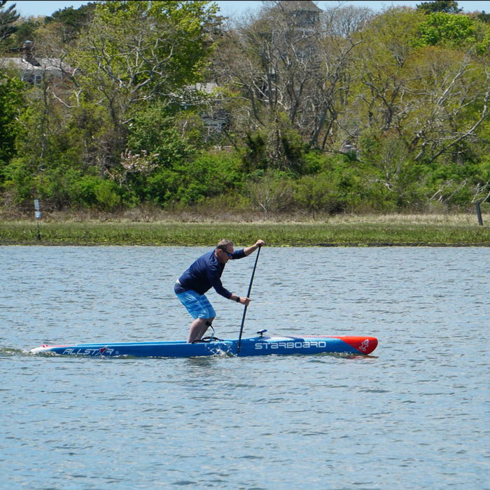 coach jonathan training on the 2024 starboard all star