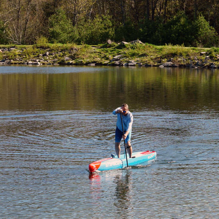 coach jonathan training on the 2024 starboard all star