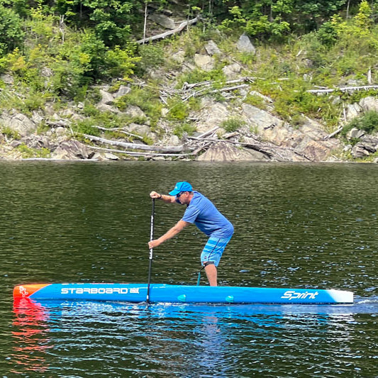coach jonathan bischof paddle boarding