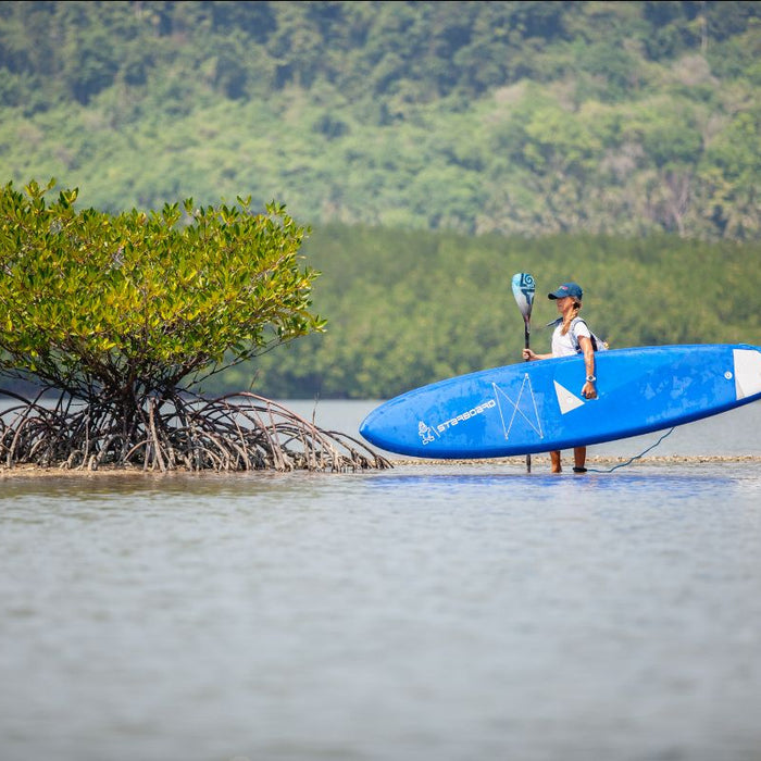 stand up paddleboard action
