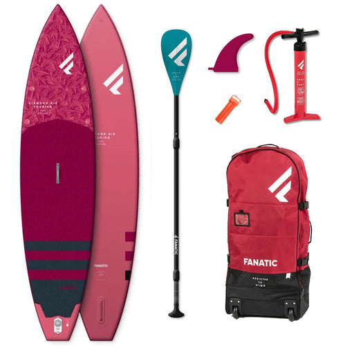 Fanatic Diamond Air Touring 11'6" Premium Inflatable Stand Up Paddle Board Package 2024