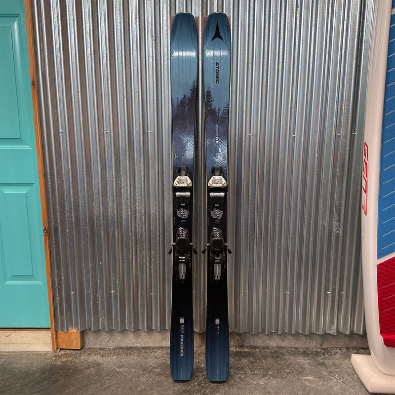 Atomic Maverick 95 Ti Skis w/ Marker Griffon 13 GW Ski Bindings 2025 - USED