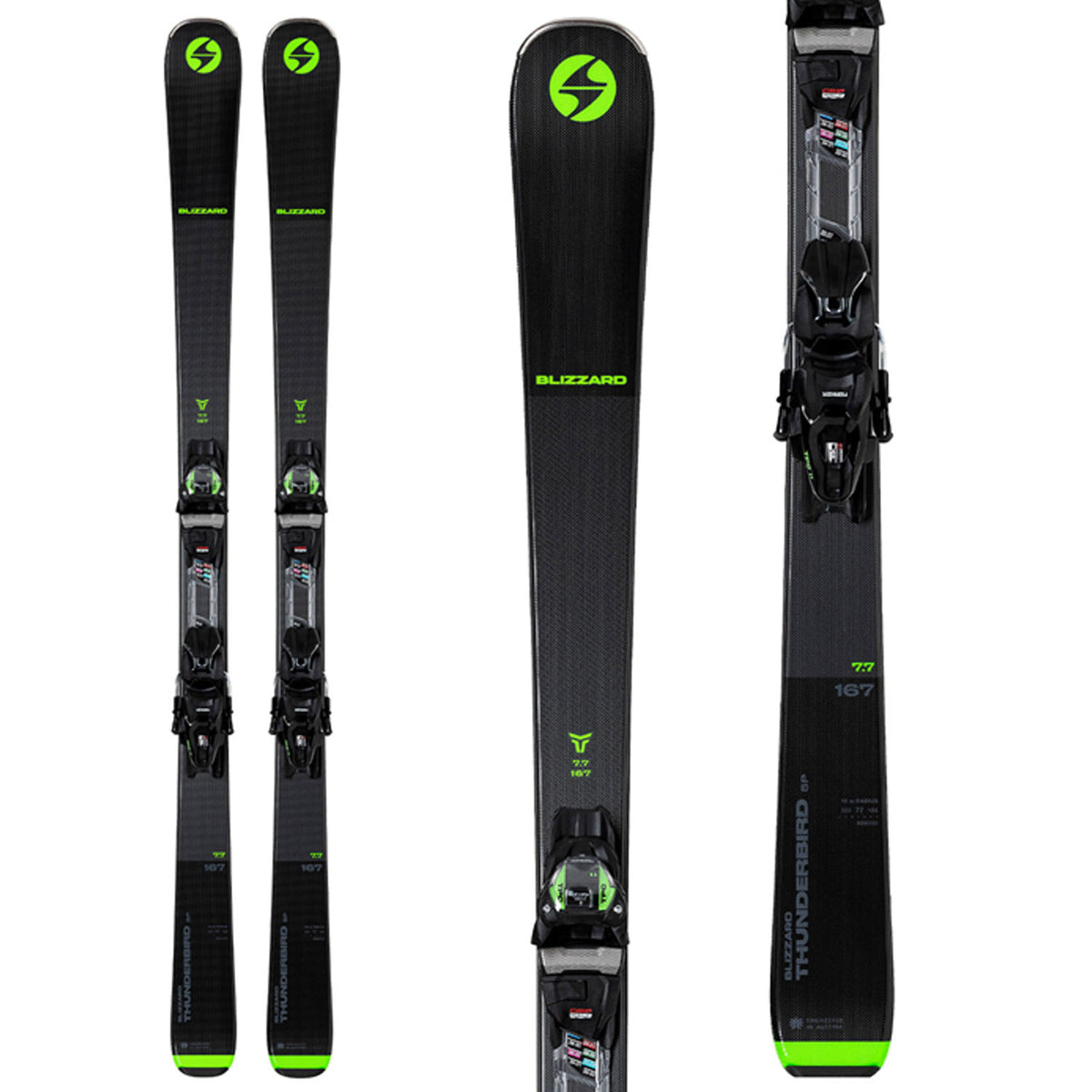 Blizzard Thunderbird SP 7.7 Skis w/ Marker TPC 11 GW Bindings 2023