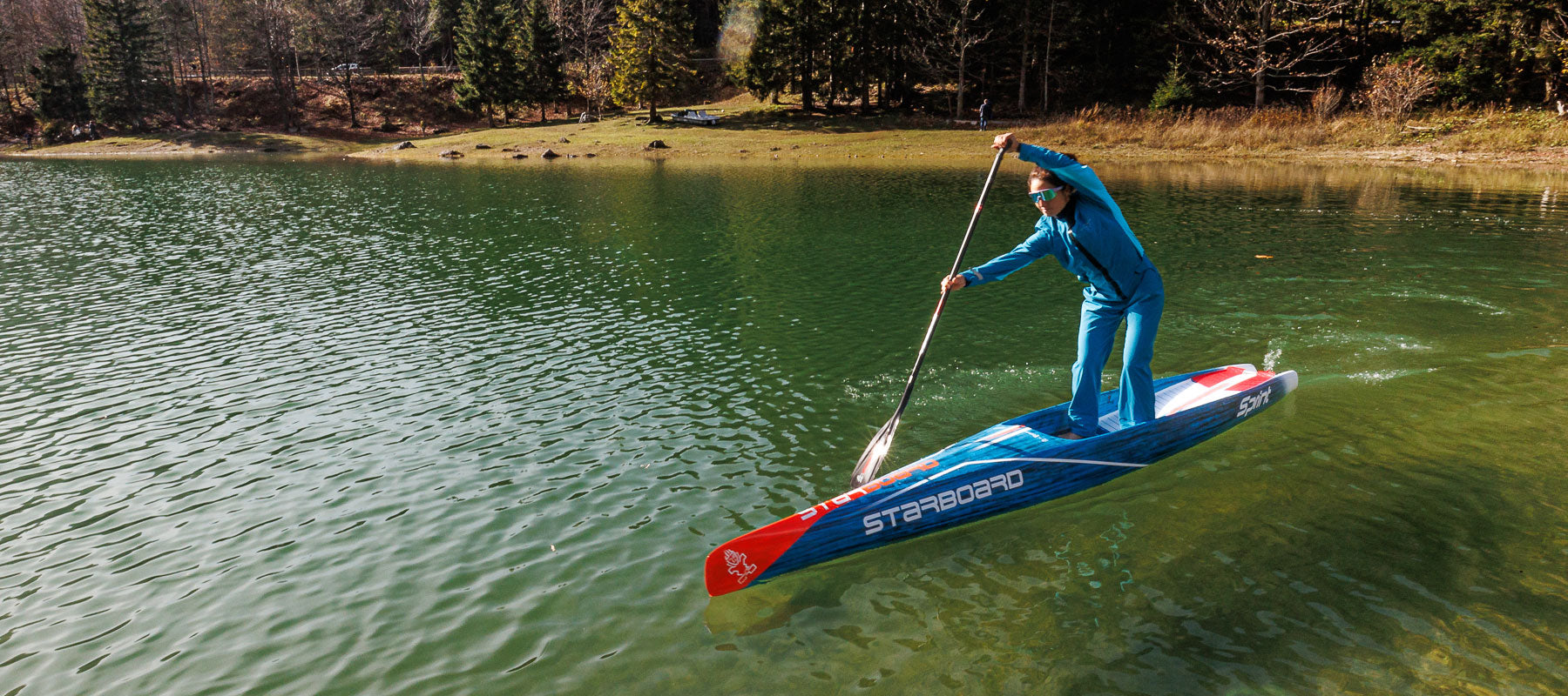 Cat Stenta 2023 Starboard Sprint Paddle Board Action
