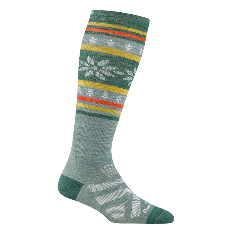 Darn Tough Alpine Over the Calf Lightweight Ski and Snowboard Socks Seafoam