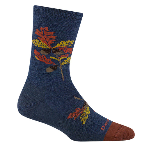 Darn Tough Blossom Crew Lightweight Lifestyle Socks Oak Denim