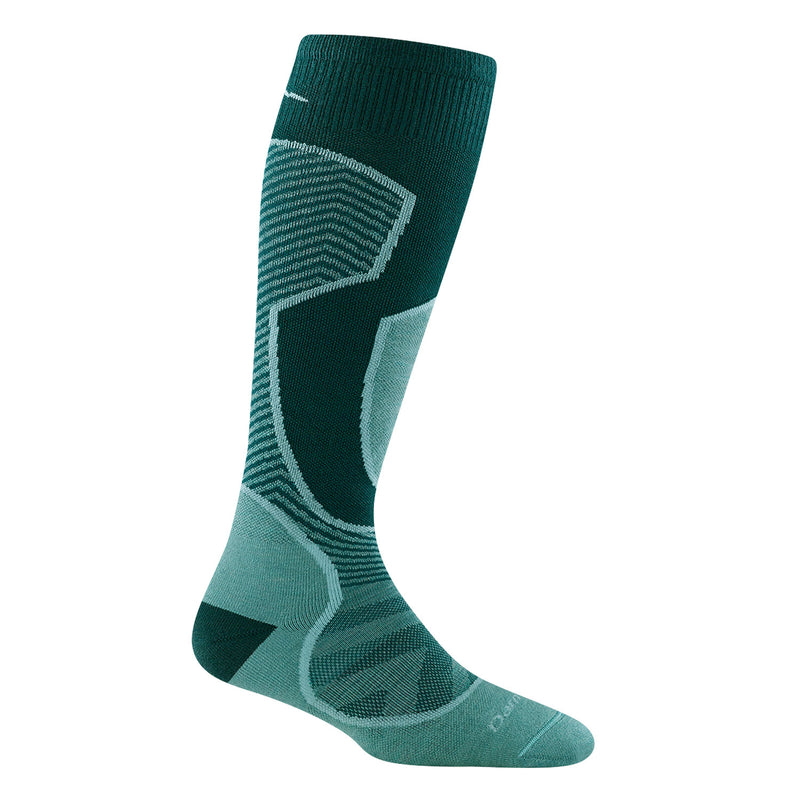 Darn Tough Outer Limits Over the Calf Lightweight Cushion Ski and Snowboard Socks Juniper