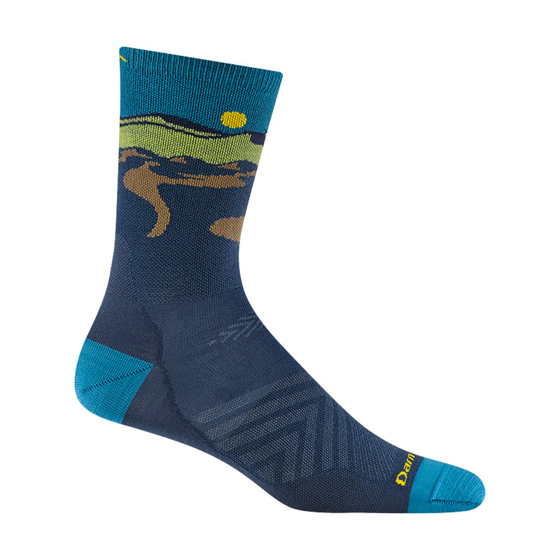 Darn Tough Ridge Runner Micro Crew Ultra-Lightweight Running Socks Midnight