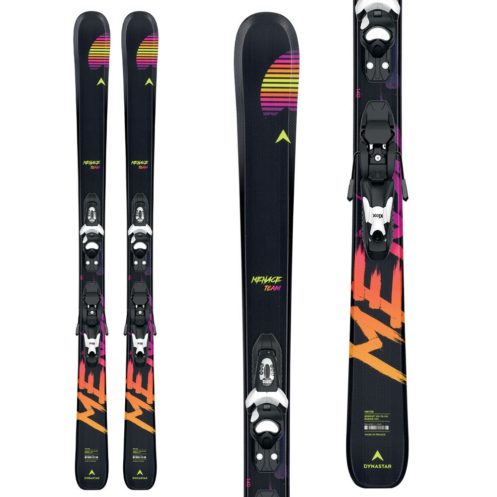 Dynastar Menace Team Twin Tip Kid's Skis w/ Look Kid 4 GW Bindings