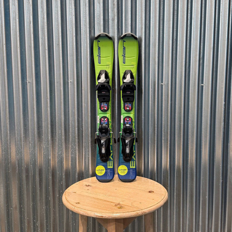 Elan Explore Pro Kid's Skis w/ Elan EL4.5 GW Bindings - Used