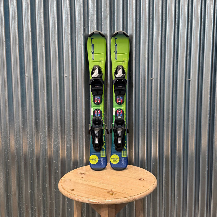 Elan Explore Pro Kid's Skis w/ Elan EL4.5 GW Bindings - Used