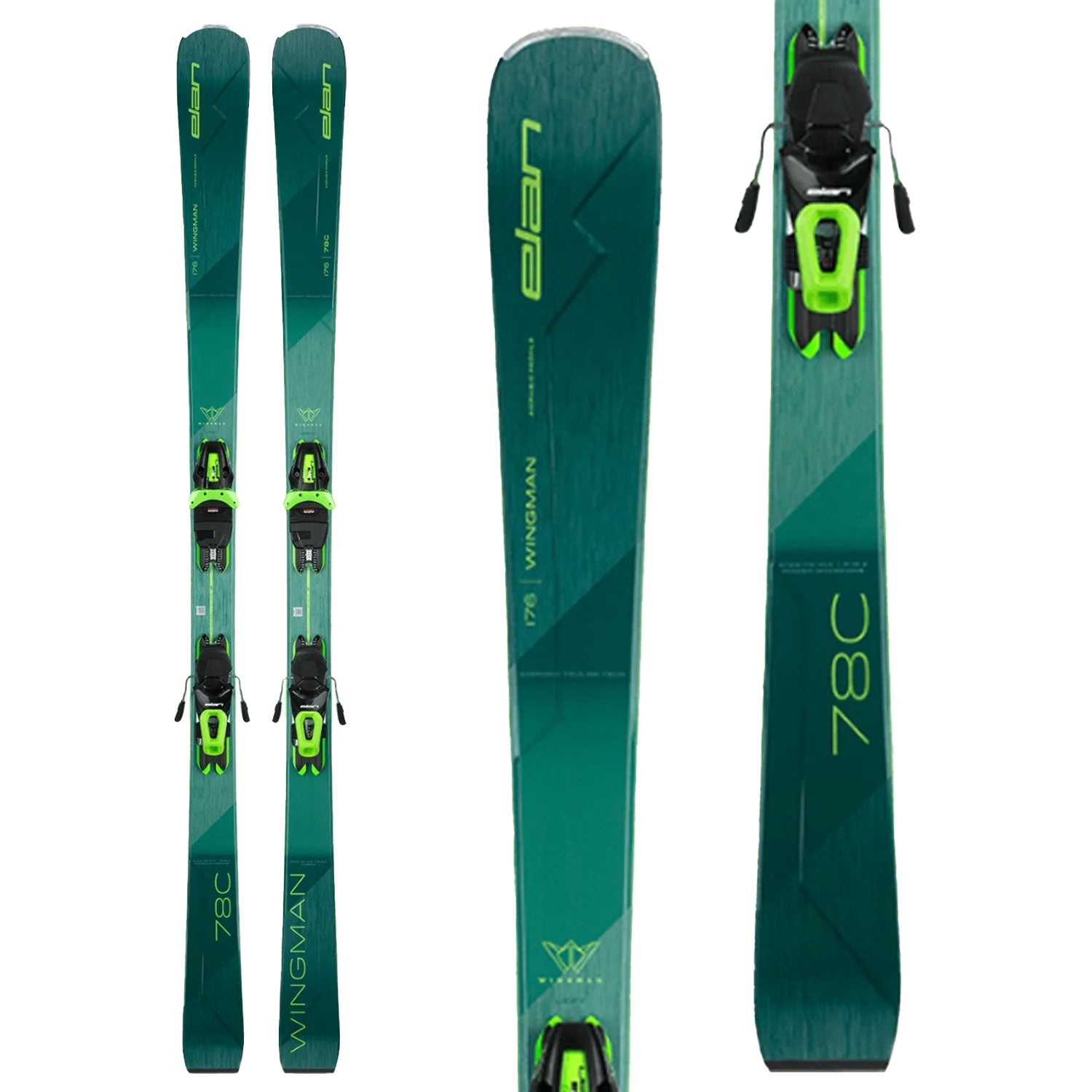 Elan Wingman 78 C Skis w/ Elan EL 10 GW Bindings 2025 — Vermont