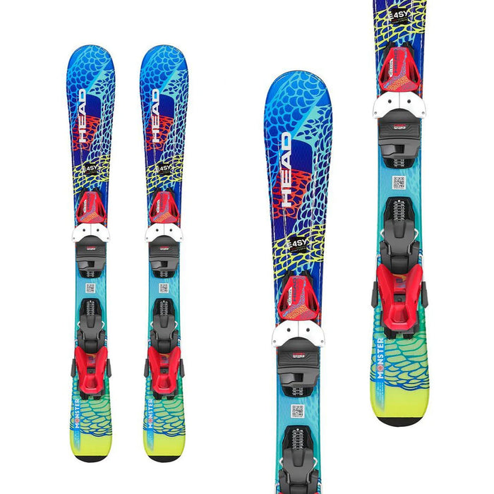 Head Monster Easy Kid's Skis w/ Head JRS 4.5 GW Bindings