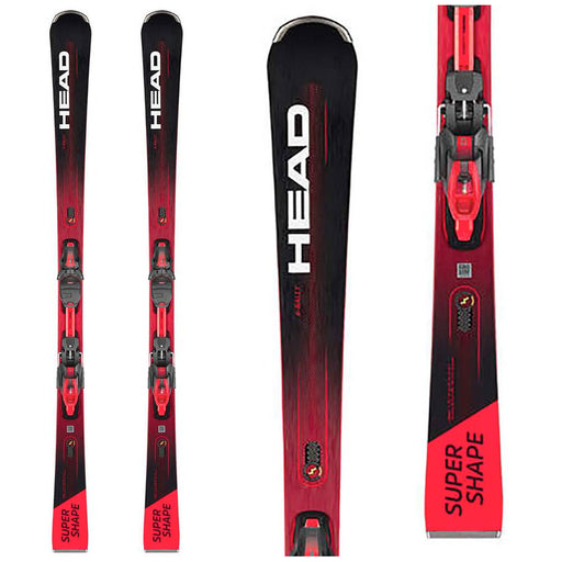 Head Supershape E-Rally Skis w/ Head PRD 12 GW Bindings 2023