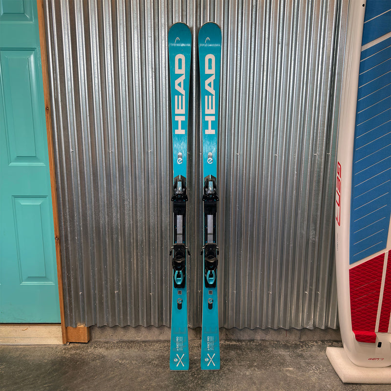 Head WC Rebels E-Race Pro Race Skis w/ Head Freeflex 14 GW Ski Bindings 2024 - USED