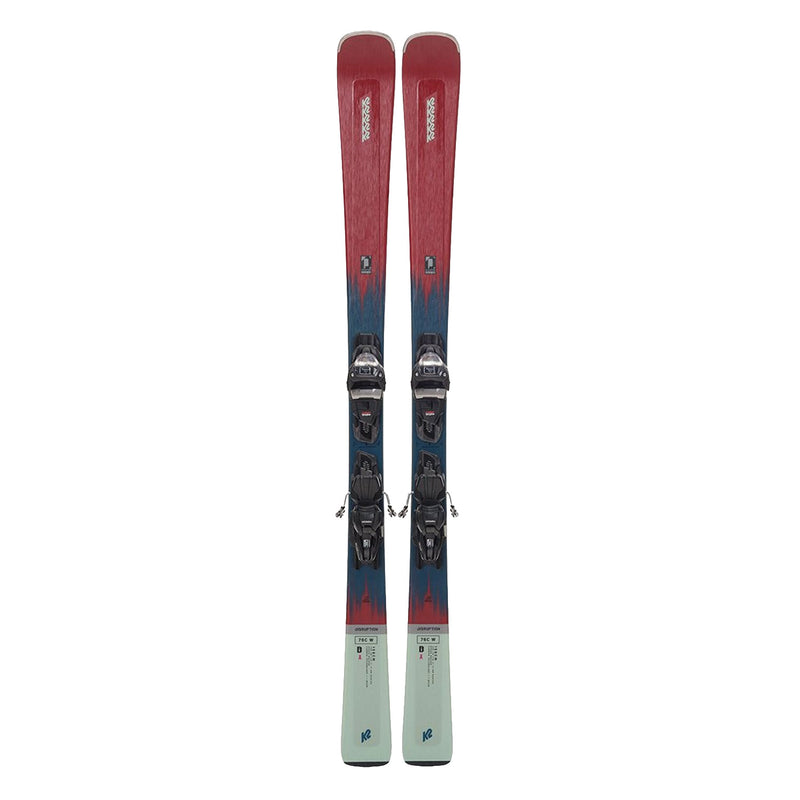K2 Disruption 76C W Women's Skis w/ Marker ER3 10 Compact QC GW Bindings 2024
