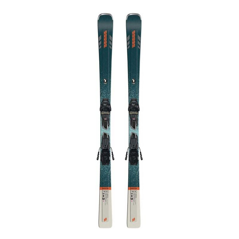 K2 Disruption 78C Women's Skis w/ Marker ER3 10 Compact QC GW Bindings 2023