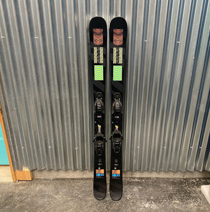 K2 Dreamweaver Twintip Kid's Skis w/ Marker 7 GW Bindings - Used