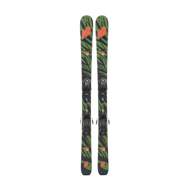K2 Indy Kid's Skis w/ Marker FDT 4.5 GW Bindings 2024