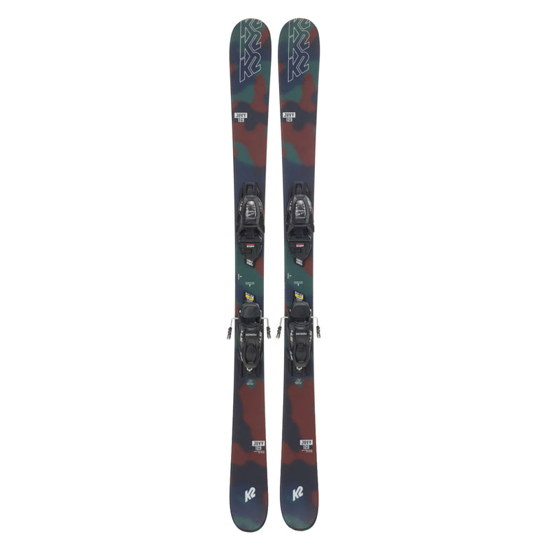 K2 Juvy Kid's Twinip Skis w/ Marker FDT 4.5 GW Bindings 2024