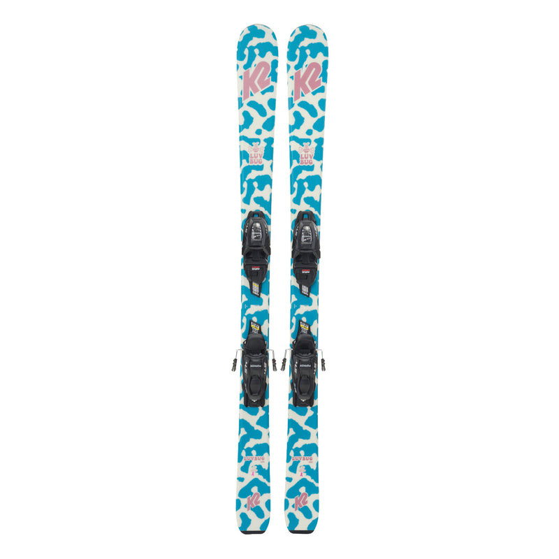 K2 Luv Bug Kid's Skis w/ Marker FDT 4.5 GW Bindings 2024