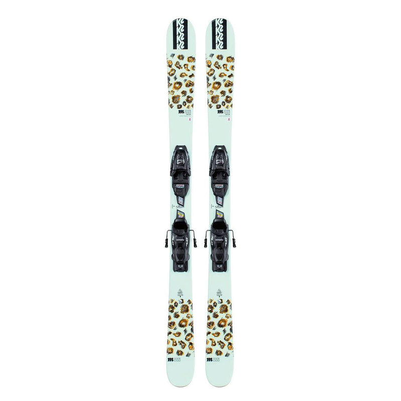 K2 Missy Kid's Twintip Skis w/ Marker FDT GW Bindings 2021