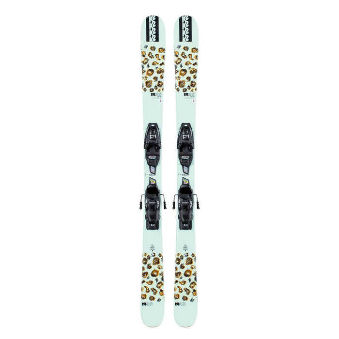 K2 Missy Kid's Twintip Skis w/ Marker FDT GW Bindings 2021