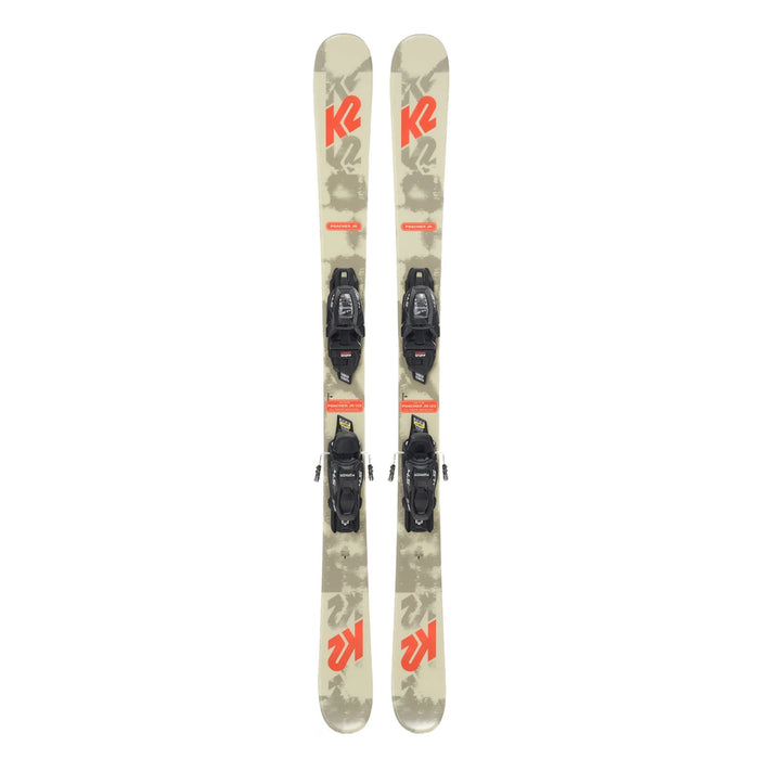 K2 Poacher JR Kid's Twintip Skis w/ Marker FDT 4.5 GW Bindings 2024