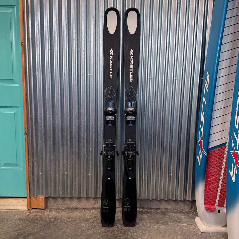 Kastle Obsidian 92 W Women's Skis w/ Kastle K14 Attack MN Bindings - USED