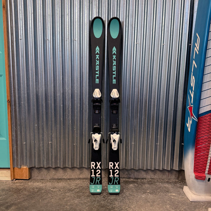 Kastle RX12 JR Kid's Skis w/ Kastle K7.5 JRS GW Bindings - USED