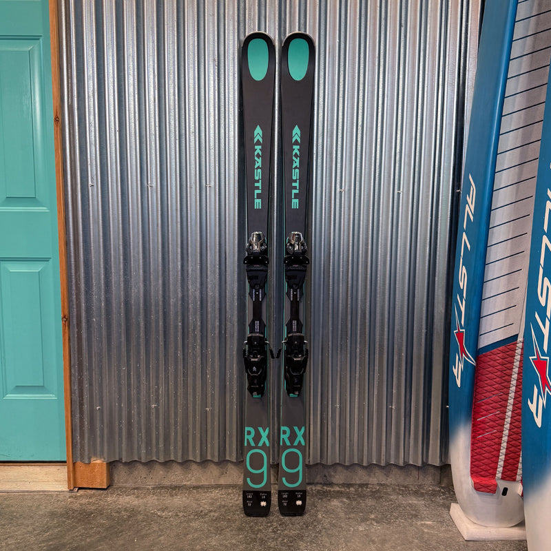 Kastle RX9 Skis w/ Kastle K12 TRI GW Bindings - USED