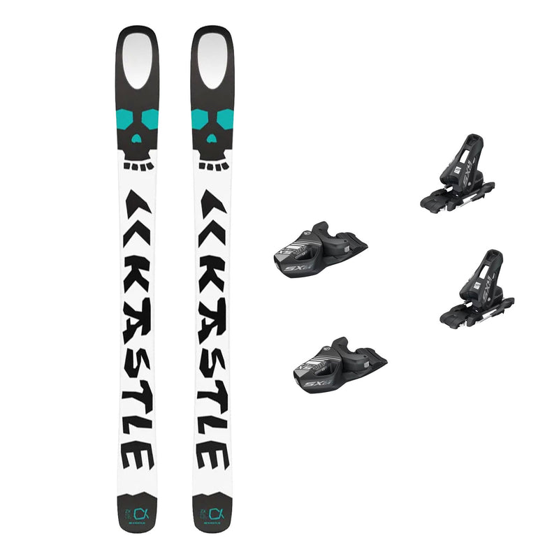 Kastle ZX Alpha Kid's Twintip Skis w/ Tyrolia SX 4.5 CA Ski Bindings