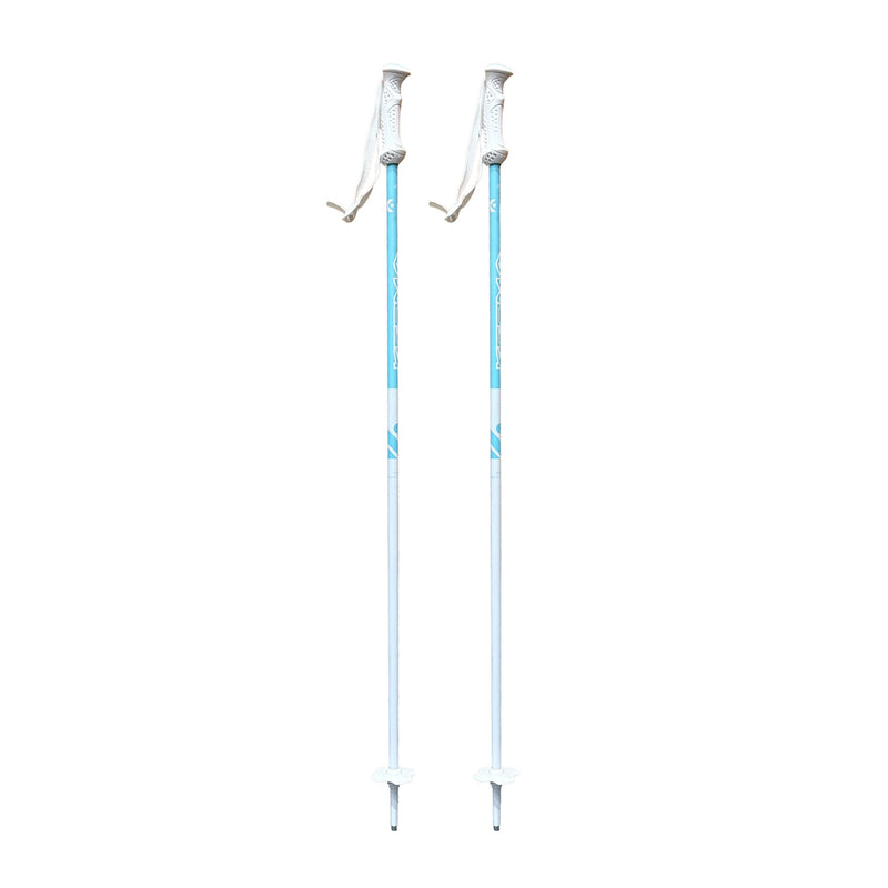 Kerma Vector Team Kid's Ski Poles - Blue/White