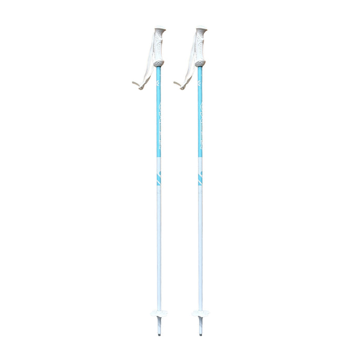 Kerma Vector Team Kid's Ski Poles - Blue/White