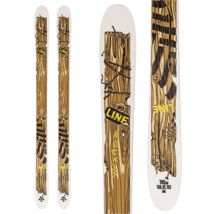 Line Ruckus Youth Kid's Twintip Skis 2022