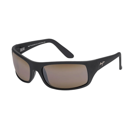 Maui Jim Peahi Polarized Sunglasses matte black rubber polarized hcl bronze