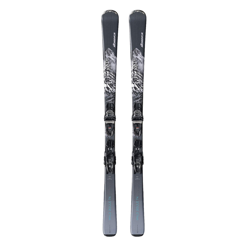 Nordica Wild Belle 74 Women's Skis w/ Marker TP2 10 GW Bindings