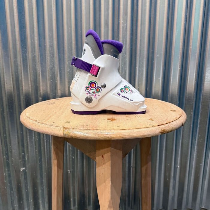 Nordica Super No. 1 Kid's Ski Boots - USED