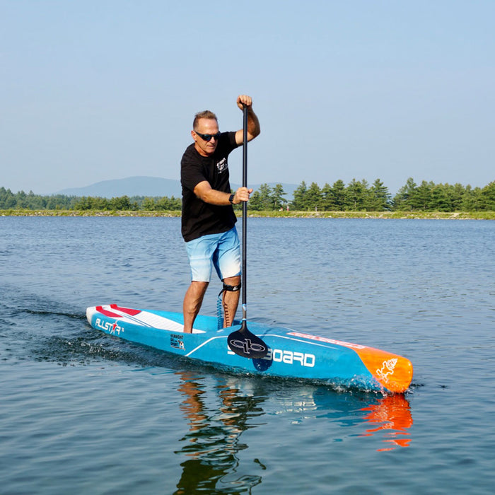 QuickBlade Stingray 65 All Carbon Stand Up Paddle Board Paddle action 2