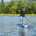 QuickBlade Stingray 65 All Carbon Stand Up Paddle Board Paddle action 3