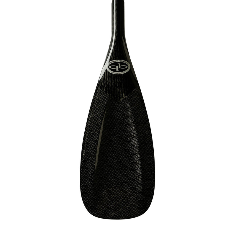 QuickBlade UV All Carbon Hex Stand Up Paddle Board Paddle blade back