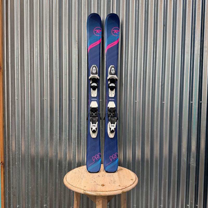 Rossignol Experience Pro Kid's Skis w/ Look Kid X Bindings - USED
