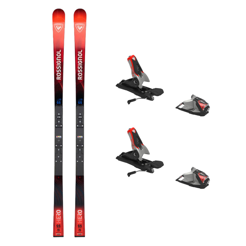Rossignol Hero Athlete GS U16 Race Skis 2027 182cm w/ Look SPX 14 GW Rockerace Ski Bindings