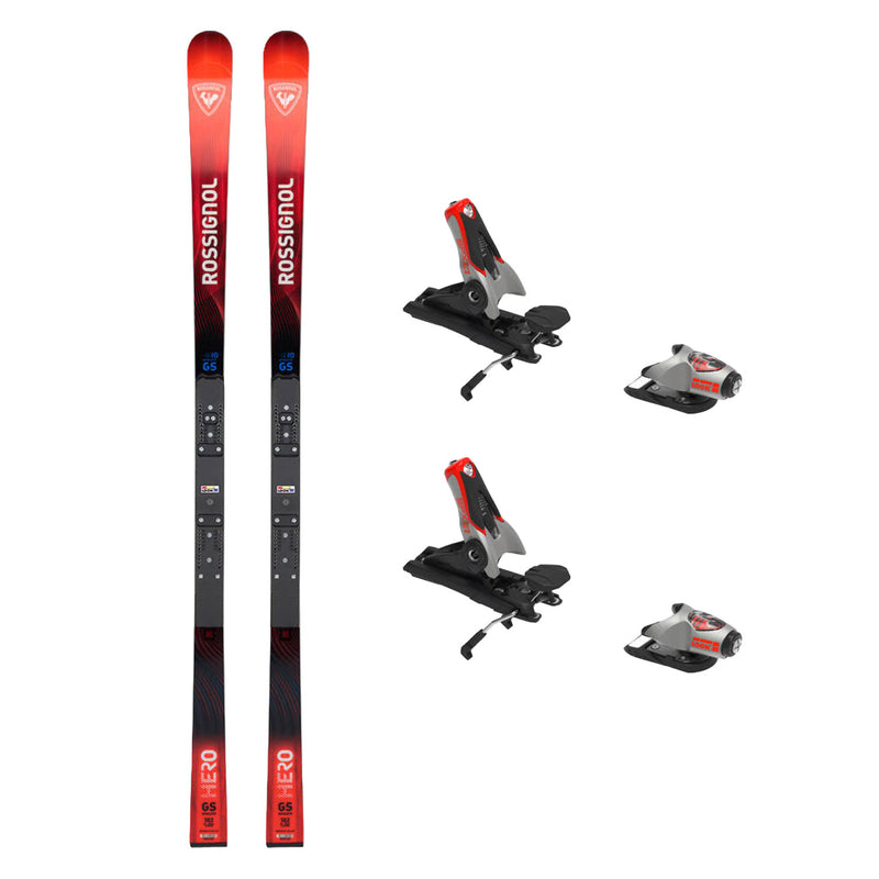 Rossignol Hero Athlete GS U16 Race Skis 2027 182cm w/ Look SPX 15 Rockerace Ski Bindings