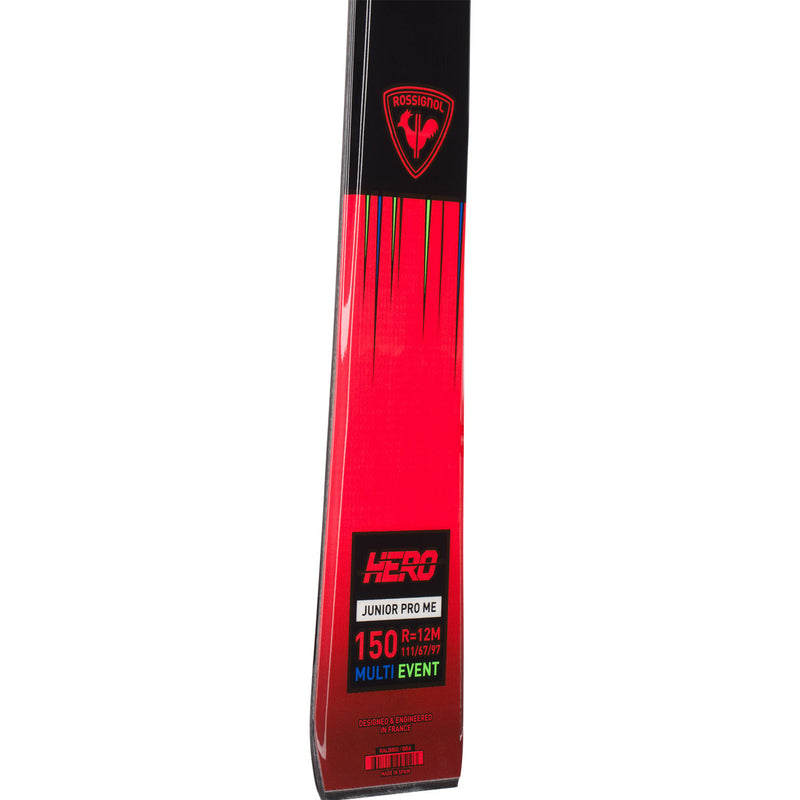 Rossignol Hero Junior Pro Multi-Event Kid's Race Skis 2024 tails