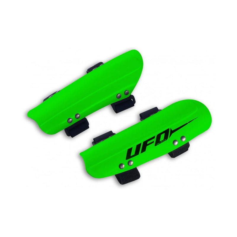 UFO Slalom Ski Racing Forearm Guards - neon green