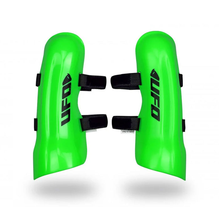 UFO Slalom Ski Racing Kid's Knee and Shin Guards neon green