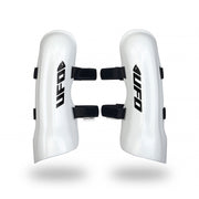 UFO Slalom Ski Racing Kid's Knee and Shin Guards white